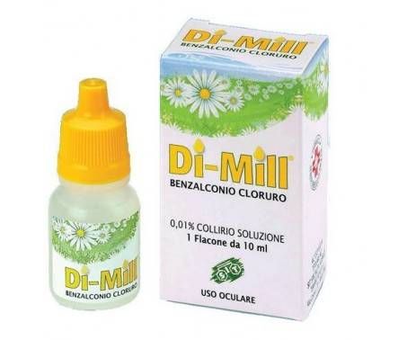Di-Mill DIMILL 0,1 mg/ml Benzalconio Cloruro Collirio Disinfettante 10 ml