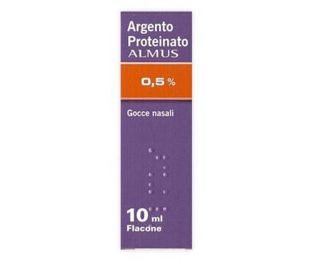 Argento Proteinato Almus 0,5% Decongestionate 10 ml