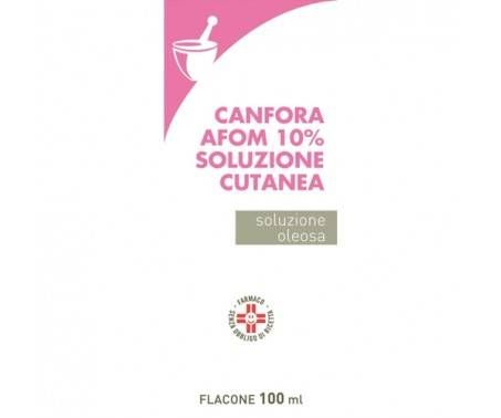 Canfora Afom 10 % Soluzione Oleosa 100 ml