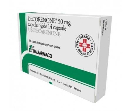 Decorenone 50 mg Ubidecarenone 14 Capsule