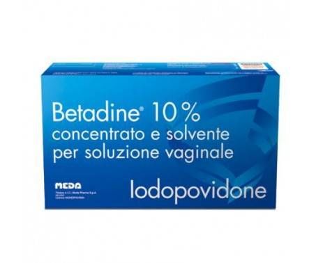 Betadine - Soluzione vaginale al 10% - 5 fialoidi+ 5 flaconi + 5 cannule