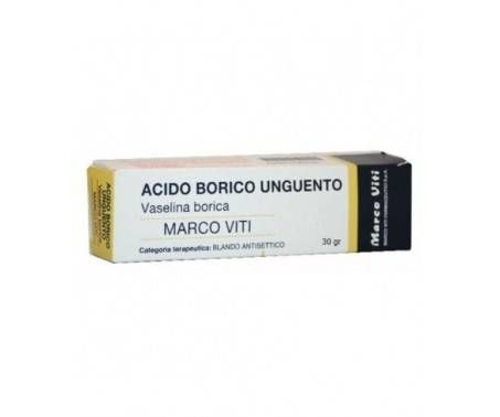 Acido Borico Marco Viti 3% Unguento Antisettico Tubo 30 g