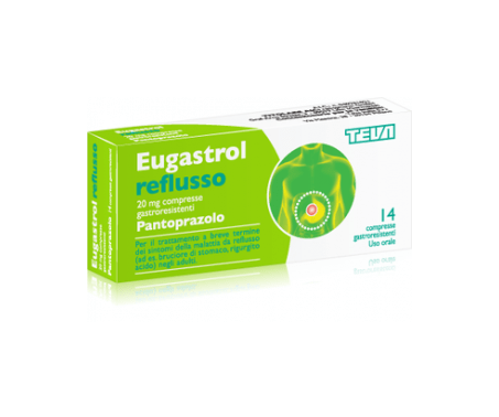 Eugastrol Reflusso 20 Mg Pantoprazolo 14 Compresse Gastroresistenti