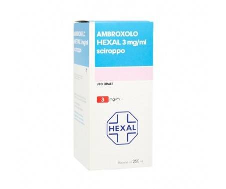 Ambroxolo Hexal 3 mg/ml Sciroppo Espettorante Flacone 250 ml