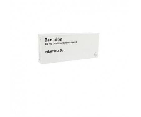 Benadon 300 Mg Piridossina Cloridrato Vitamina B6 10 Compresse
