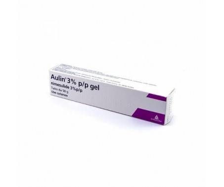 Aulin 3% p/p Nimesulide Gel Antinfiammatorio 50 g