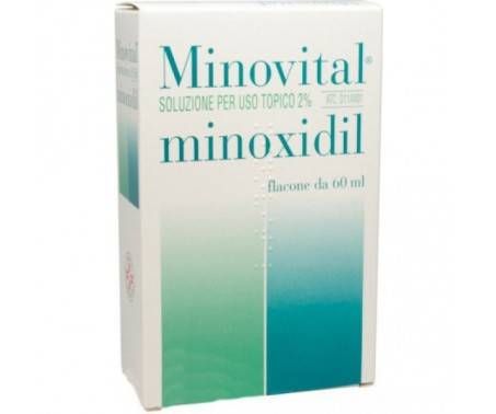 Minovital 2% Minoxidil Soluzione Cutanea Alopecia Androgenica 60 ml