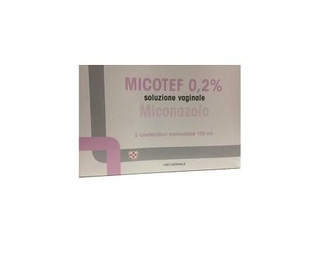 Micotef Soluzione Vaginale 0.2% Miconazolo 5 Flaconi 150 ml