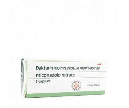 Daktarin 400 mg 3 Capsule Molli Vaginali