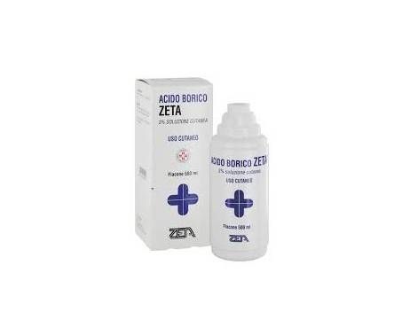 Acido Borico Zeta 3% Soluzione Cutanea Antisettico 500 ml