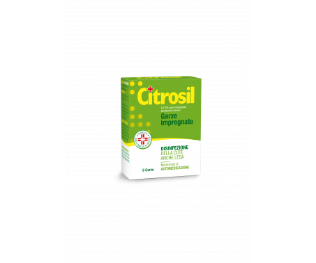 Citrosil Garze Disinfettanti 0,175% Benzalconio cloruro 8 Garze