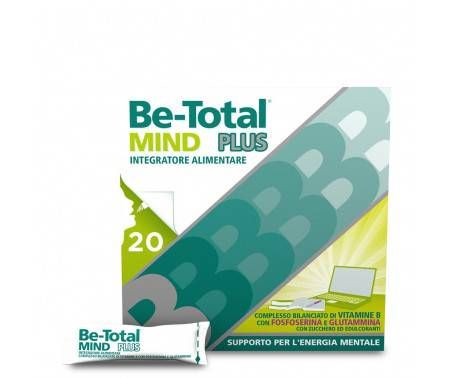 Be-Total Mind Plus Integratore Alimentare Vitamina B Fosfoserina Glutammina Stanchezza Mentale 20Bst