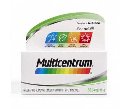 Multicentrum Integratore Alimentare Multivitaminico Multiminerale Vitamina C B6 Calcio Adulti 90 Cpr