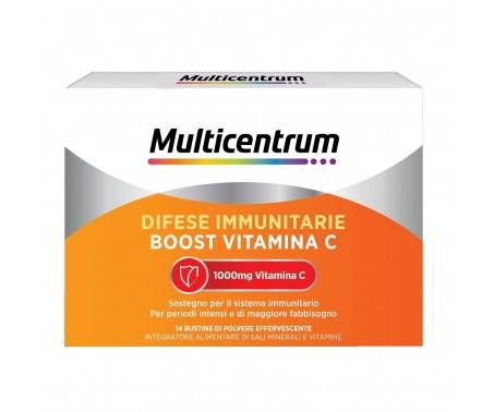 Multicentrum Difese Immunitarie Boost Vitamina C Integratore Alimentare Sali Minerali Vitamine 14Bst