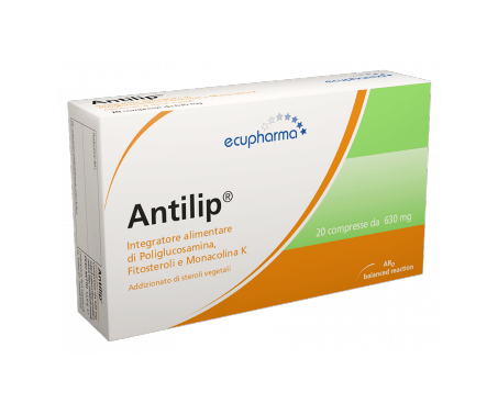 Antilip - Integratore per il controllo del colesterolo - 20 Compresse