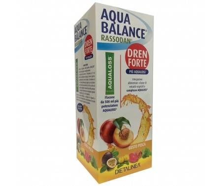 Dietalinea Aqua Balance Rassodan Urto 500ml gusto pesca + potenziatore Aqualoss bustina