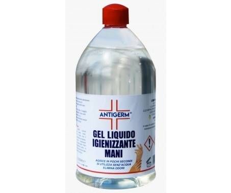 12 confezioni Antigerm gel igienizzante mani70% alcool da 1 litro