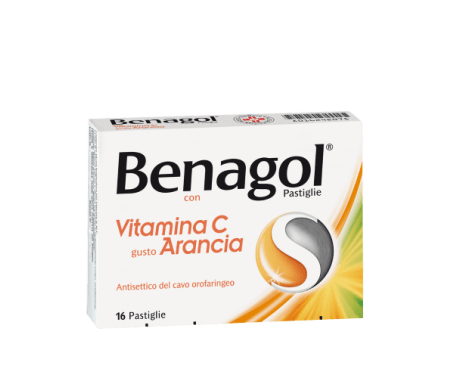 Benagol con Vitamina C - Gusto Arancia - 16 Pastiglie