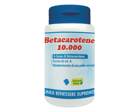 Betacarotene 10000 Natural Point - Integratore antiossidante - 80 Perle