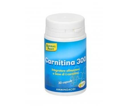Carnitina 300 Natural Point - Integratore per il metabolismo energetico - 30 capsule