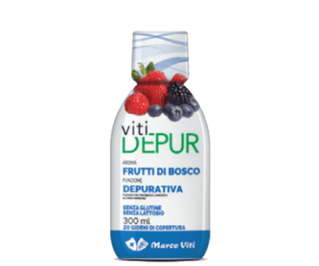 Vitidepur Frutti di Bosco Integratore Depurativo 300 ml