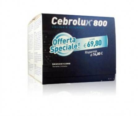 Cebrolux 800 - Integratore per la vista - Bi-Pack - 60 bustine