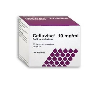 Celluvisc Collirio - 30 Flaconi 0,4mL 1% 10 mg/mL