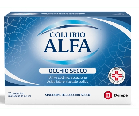 Dropstar Collirio ALFA OCCHIO SECCO Acido ialuronico 20 Flaconcini 0,5 ml