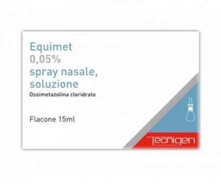 Equimet Spray Nasale - 0,05% di Ossimetazolina Cloridrato - flacone da 15 ml