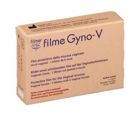 Filme Gyno-V - Secchezza vaginale - 6 ovuli vaginali