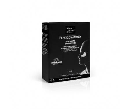 Martiderm - Black diamond - Ionto-Lift Eye Contour - 4 buste con 2 patch + tubetto da 4 ml