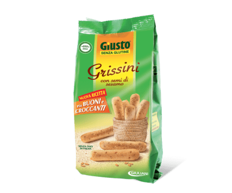 Giusto Senza Glutine Grissini al Sesamo 150 g