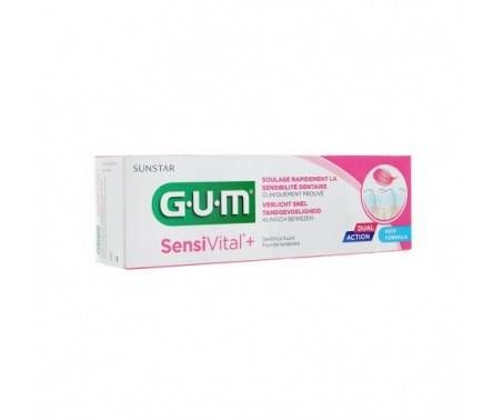 Gum SensiVital+ dentifricio al fluoro 75ml
