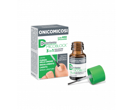 Dermovitamina Micoblock 3in1 Soluzione Ungueale - Onicomicosi - 7 ml