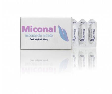 Miconal 50 Mg Miconazolo Antimicotico 15 Ovuli Vaginali