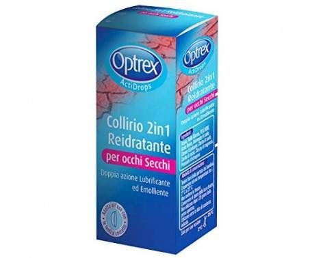 Optrex Actidrops 2 in 1 occhi secchi - Collirio Reidratante - 10 mL