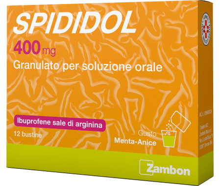 Spididol 400 mg - Granulato gusto COLA LIMONE - 12 bustine
