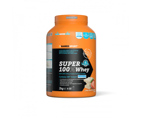 Super 100% Whey White Choco And Strawberry - 2Kg