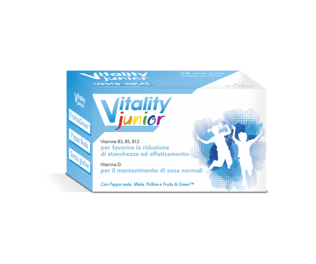 Vitality Junior integratore alimentare utile per stanchezza ed affaticamento 12 stick pack