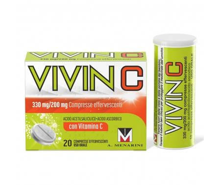 Vivin C - 20 compresse effervescenti - 330 mg + 200 mg