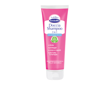 Euphidra AmidoMio Doccia Shampoo 2 in 1 - ideale per tutta la famiglia - 250 ml