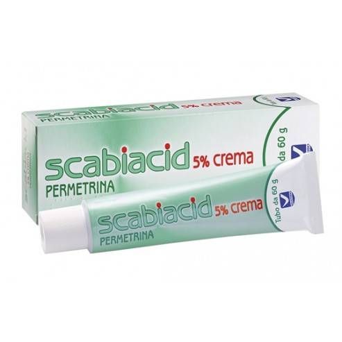 Scabiacid Crema 5% Permetrina Scabbia Tubo 60g