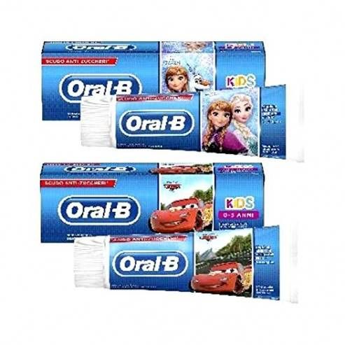 Oral-B Kids Dentifricio Frozen per bambini 0-5 anni 75ml gusto menta