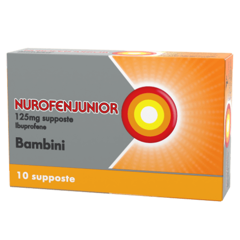 crime Remain stone Nurofen Junior - Ibuprofene 125 mg - 10 supposte per bambini | Farmasave.it